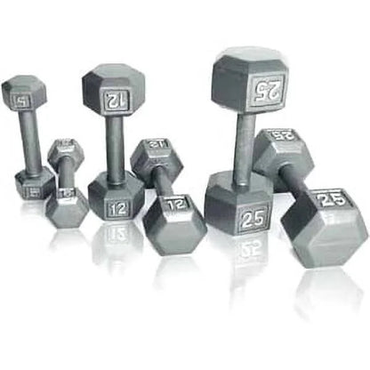 Barbell 80Lb Cast Iron Hex Dumbbell, Single