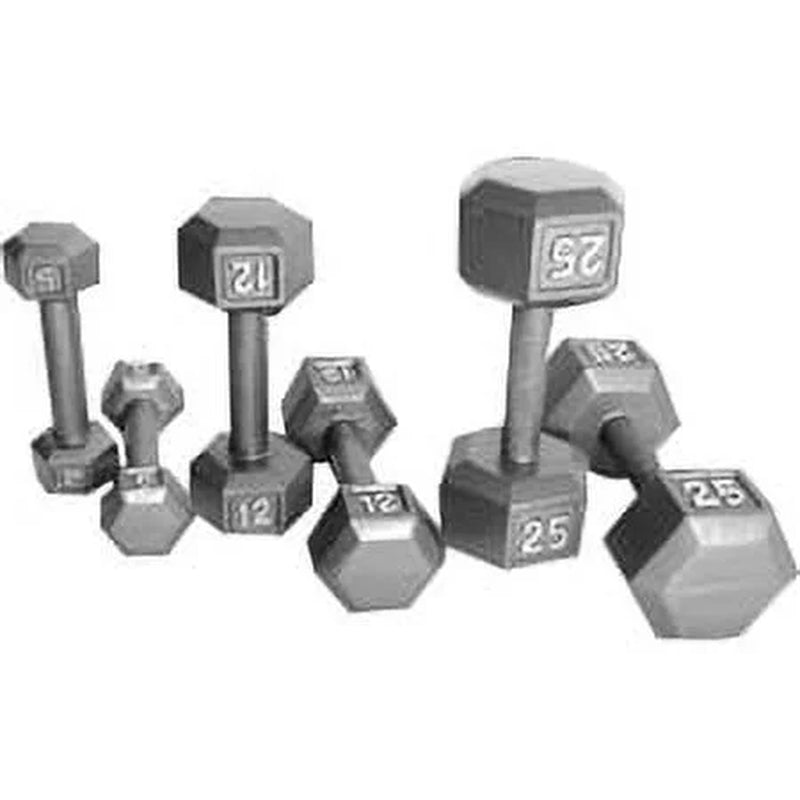 Barbell 30Lb Cast Iron Hex Dumbbell, Single